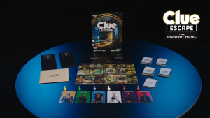 Clue Escape: The Midnight Hotel Board Game 1-Time Solve Escape Room Games for 1-6 Players Cooperative Mystery Games