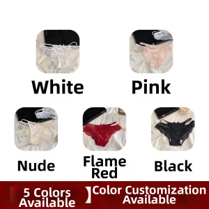 CUNXU | Lace Low Waist Panties 5 Pieces