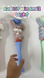 Rabbit Flashing Windmill Light Stick With Light And Music *Ready Stock*