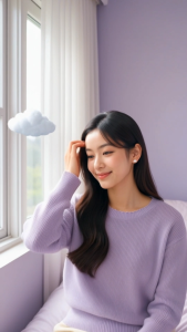 [SG] White Cloud Stud Earrings | Tiny Cloud Earrings | Cute Minimalist Stud Earrings | Everyday Fashion Jewellery | ear me out (EMO-105)