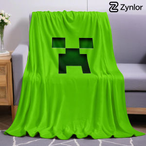 Beast Kingdom | C-Creeper Lightweight Microfiber Soft Christmas Fleece Blanket Warm Cozy Throw for Bed Sofa Office Travel All Season