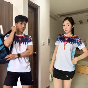 Áo Cầu Lông Quần Cầu Lông Bộ Cầu Lông Nam Nữ Chuyên Nghiệp Vải Thoáng Khí A946 - V Badwear