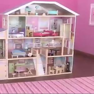 Simulated Furniture Wooden DIY Dollhouse