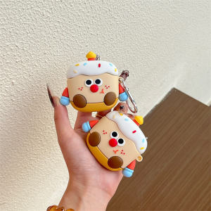 Transparent Cartoon Huawei Freebudsse2 Protective Case Soft Shell Silicone Earphone Cover for Men And Women Small Cake Design