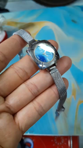 Đồng hồ nữ Fem mặt trãi tia dây thép không gỉ second hand si nhật- đã qua sử dụng