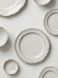 Bát Tròn Bằng Gốm Sứ Ăn Tối Kiểu Mỹ Bát Thịt Bát Tráng Men Nguyên Màu Bát Tròn Kiểu Pháp Bát Tròn Viền Đỏ Thiết Bị Nhà Bếp