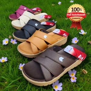 SIZE36-39 KITO รองเท้าแบบสวมของแท้ ส้น2นิ้ว ใส่ได้เดินง่ายสบาย พื้นนิ่ม รหัสAW4W