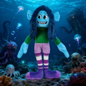 ตุ๊กตาปลาหมึกยักษ์รูบี้ กิลแมน ตัวละครจากภาพยนตร์ ของเล่นตุ๊กตาสัตว์ประหลาดทะเล ของสะสมสำหรับเด็กและแฟนภาพยนตร์