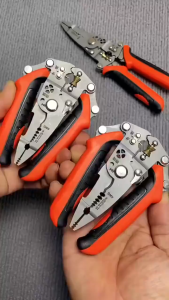 Kìm điện đa năng 12in1 gấp gọn | Tuốt dây cắt dây bấm cos dụng cụ điện tiện dụng