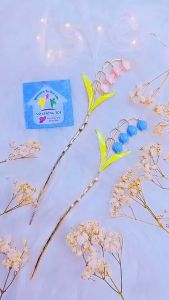 Trâm cài tóc hoa lan chuông quyến rũ phụ kiện tóc cao cấp - thương hiệu Vợ Chồng Tôi