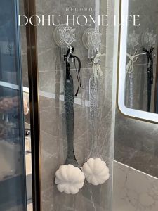 Cây Tắm Chà Lưng Cán Dài 2 Mặt Massage Tẩy Tế Bào Chết Họa Tiết Vân Kim Cương Dài 40cm