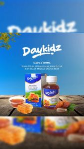 DAYKIDZ Madu Organik Plus Kurma untuk Kanak-Kanak - Paket Tunggal Peningkat Daya Tahan Kekuatan dan Nutrisi