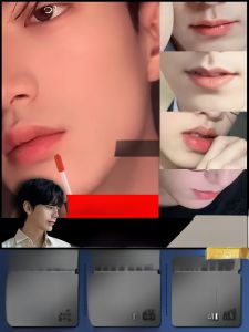 Mens Lipstick Gloss Natural Non-Stick Cup Waterproof Moisturizing Enhance Lip Color Beginner Friendly Makeup Beauty Tools