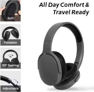 P2961 Wireless Bluetooth Headphones Over Ear HIFI Stereo Headsets True Sports With Earphones TF/AUX Type C Music Player With Mic