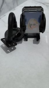 Rainbow Car Phone Holder Long / Holder Dashboard Mobil (6inch) Tatakan Hp Holder Phone Mobile Tatakan Handphone Tangkai Panjang (Rotasi 360 Derajat) / Bracket Universal Smartphone Stand & Tatakan Hp Mobil / Dudukan Hp Mobil / Holder Hp Meja Kerja - Black