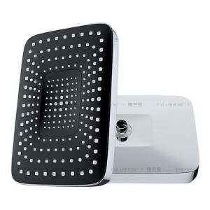 YALANDENG | Pressure Boosting Filtered Showerhead Square Single Head