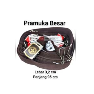 sabuk ikat pinggang geser sekolah pramuka besar