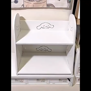 ชั้นวางของบนโต๊ะ HelloKitty ชั้นวางหนังสือ ชั้นวางของอเนกประสงค์ ที่วางของสไตล์มินิมอล อุปกรณ์จัดเก็บของบนโต๊ะ