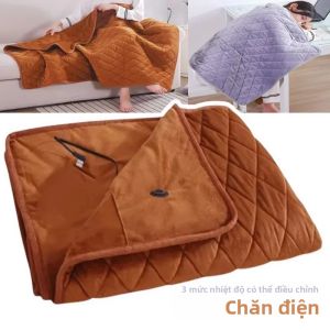 Chăn Điện Đa Năng USB Khăn Choàng Mùa Đông 3 Cài Đặt Có Thể Điều Chỉnh Làm Nóng Nhanh Chăn Ấm Có Thể Giặt Được Có Túi