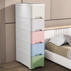 Slim Space Saving Drawer Plastic Storage Cabinet