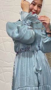 COD MAHIRA DRESS SHIMMER MIX PAYET GAMIS KONDANGAN PESTA BRIDESMAID TERBARU 2024