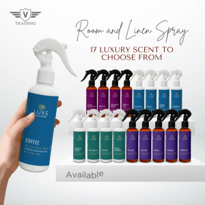 Room and Linen Spray by Luxe Essential Premium Hotel Scent Fragrance Disinfectant Spray