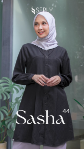 SEPLY TUNIK SASHA 44 TERBARU ATASAN KEKINIAN DAILY CASUAL KONDANGAN KULIAH PREMIUM TERMURAH