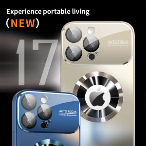 For Magsafe Titanium Metallic Color Matte Case for IPhone 17 16 15 14 Plus 13 12 11 Pro Max Air Magnetic Case Lens Protect Cover