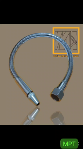 Drat 1/2" 500mm 04 Stainless Steel Flexible Coolant Selang Oli EDM CNC