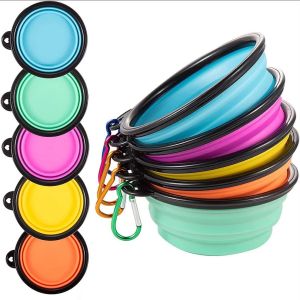 Portable Dog Bowl for Small Dogs / Cats 350ml Premium Quality Collapsible Pet Bowl for Travel Walks and Outdoor Use