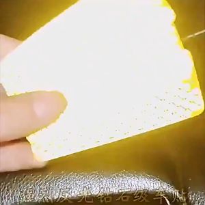 10pcs 3*8cm Car Bumper Reflective Stickers Reflective Warning Strip Tape Secure Reflector Stickers Decals Safety Warning