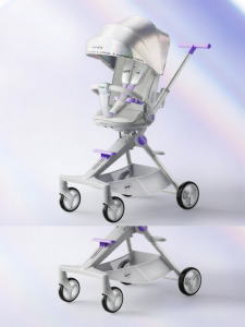 HAXIU | Sit & Recline Light Portable Folding Baby Stroller