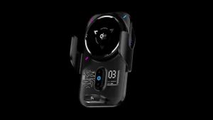 2-in-1 Magnetic Qi2 25W Wireless Charger Car Phone Holder ICE Cooling Auto Induction RGB Light For iPhone 17 Samsung S25 Ultra