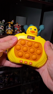 OSSDE Fast Push Bubble Toy Pop Fidget Kids Game Console with LED Screen Autism Sensory Toys