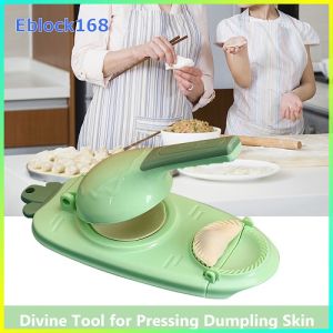 3 in 1 Dumpling maker mold set dumplings mold maker 2 in 1 empanada molder large size dumpling wrapper dumpling crust press machine siomai maker mold siomai wrapper molder baking tool BLUE