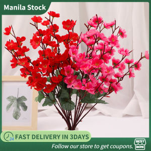 55cm Artificial Flower Simulated Cherry Blossom Branches Wedding Dining Room Home Decoration Desktop Ornaments