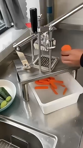 Multifunctional Potato Slicer Commercial Vegetable Cutter Stainless Steel French Fry Cutter for Potatoes Carrots Cucumbers