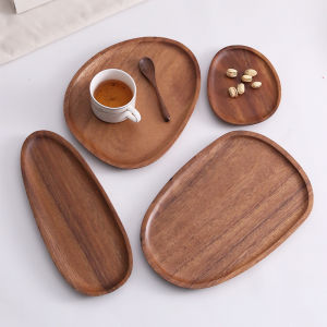 YUANSHANZHU | Multifunctional Walnut Wood Tray