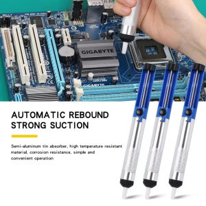ANENG | Aluminium Desoldering Suction Pump Tool Electric Soldering Iron Soldering Sucker Pen Vacuum Soldering Iron Pump Weld Accessories