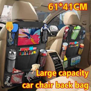 Car Seat Storage Bag 61*41cm Storage Rack Multifunctional Travel Storage Box Car Net Pocket Handbag