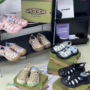 Original Keen newport h2 Womens Outdoor Sports Sandals Ladies Outdoor Hiking Shoes Flat Sandals Anti-collision and Anti Slip Womens Shoes Non Slip Beach Sandals