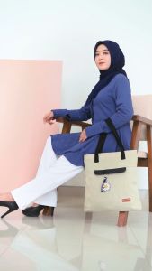 Tas Wanita Kekinian / Louis Tote Bag Kuliah / Abika