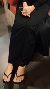 HAVAIANAS รองเท้าแตะ Slim Square Flip Flop BLACK 41483010090F_C3BKXX