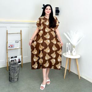 DASTER KELELAWAR JUMBO MOTIF PANDA/DASTER BUSUI TANPA LENGAN/DASTER CANTIK LD 130