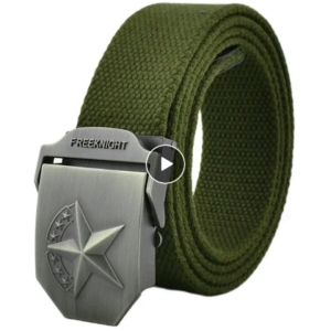 เข็มขัดทหาร หัวดาว ผ้าแคนวาส 🔹 ALPHA BELT 🔹 ชุดเป้องที่ 27-40 🅰ส่งไวจากไทย