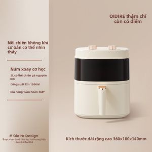 Oidire | Máy Chiên Không Dầu Tự Động Dung Lượng Lớn Hiển Thị Rõ Ràng