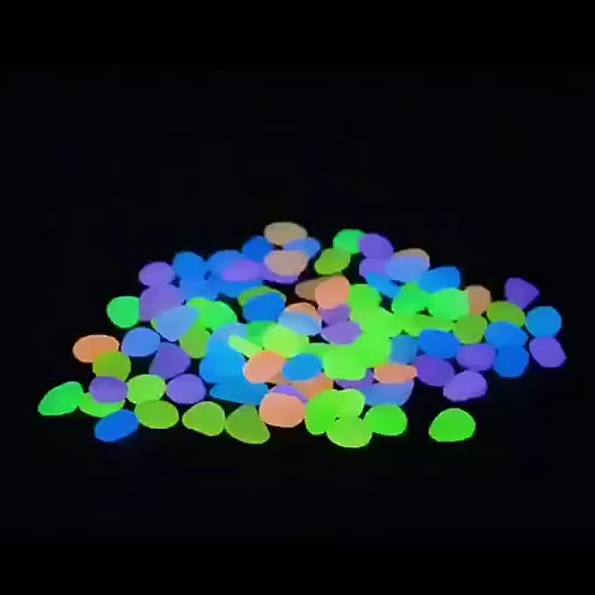 500 viên 2-3cm Đá phát sáng/đá chơi thảy đá/đá dạ quang/đá mặt trời/đá năng lượng