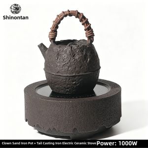 XINLONGTANG | High-end Retro Handmade Coating-free Cast Iron Tea Kettle
