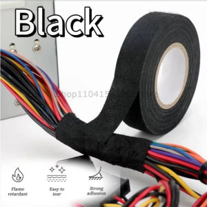 9/15/19/25mm Car Engine Compartment Car with High Temperature Resistance Insulation Flame Retardant Velvet Electrical Tape Cloth