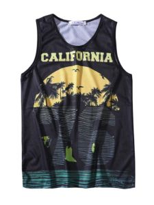 Áo Thun American Hawaiian Ice Silk Mesh Thoáng Khí Nhanh Khô Cho Nam Mùa Hè Thể Thao Bóng Rổ Quần Short Đi Biển Cổ Tròn